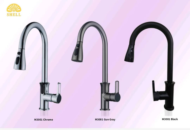 شیر ظرفشویی شاوری Shell کد 3001